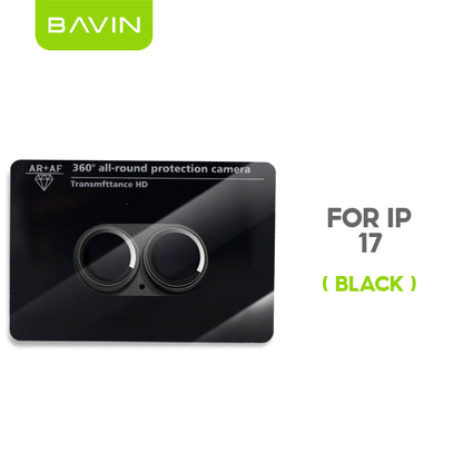 BAVIN SC1 360° Full Cover Tempered Glass Camera Lens Protector for iPhone 17 /17 Air /17 Pro /17 Pro Max