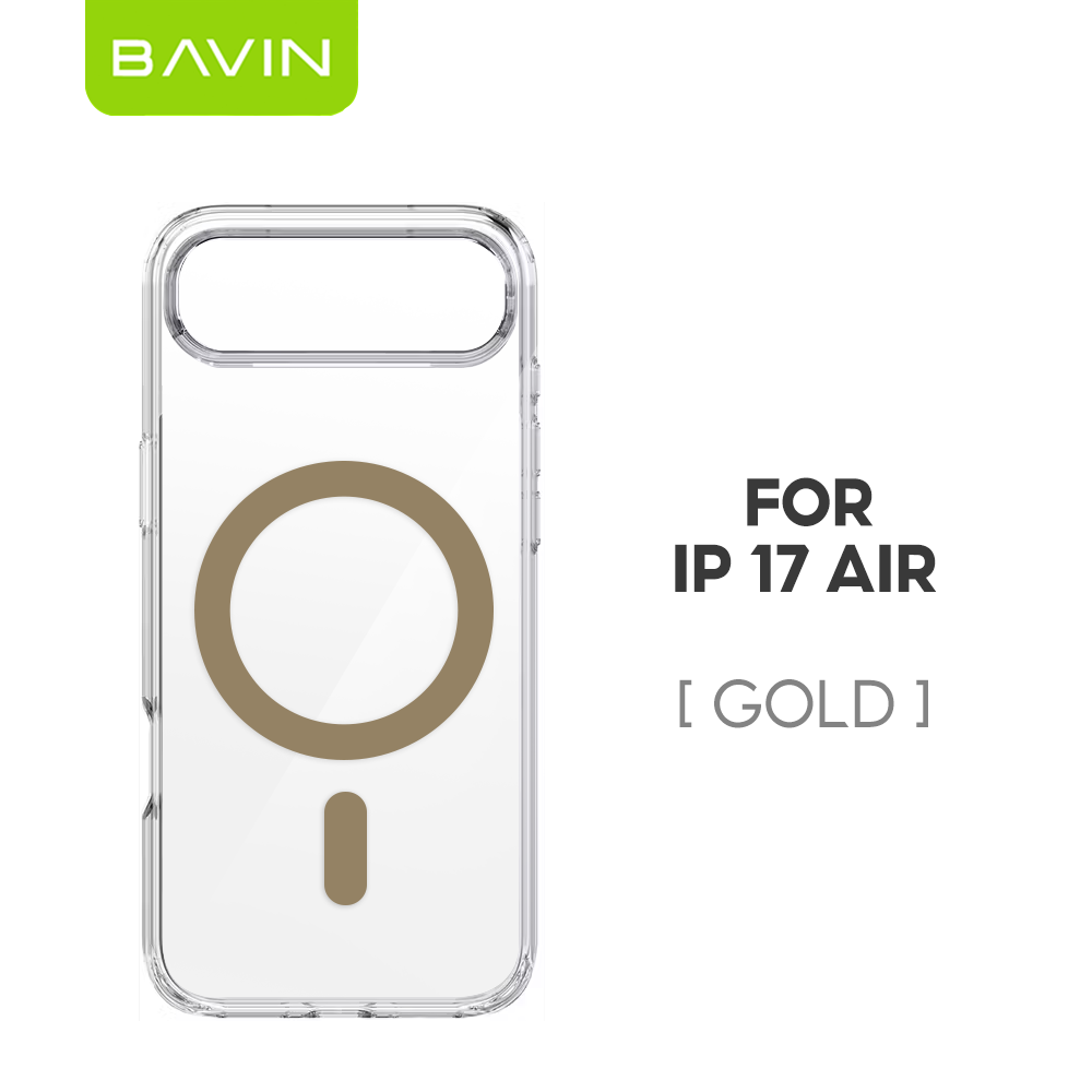 BAVIN CC Fully Protected Durable Magnetic Crystal Clear Phone Case Compatible For iPhone 17 Pro Max Series