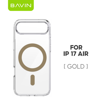 BAVIN CC Fully Protected Durable Magnetic Crystal Clear Phone Case Compatible For iPhone 17 Pro Max Series