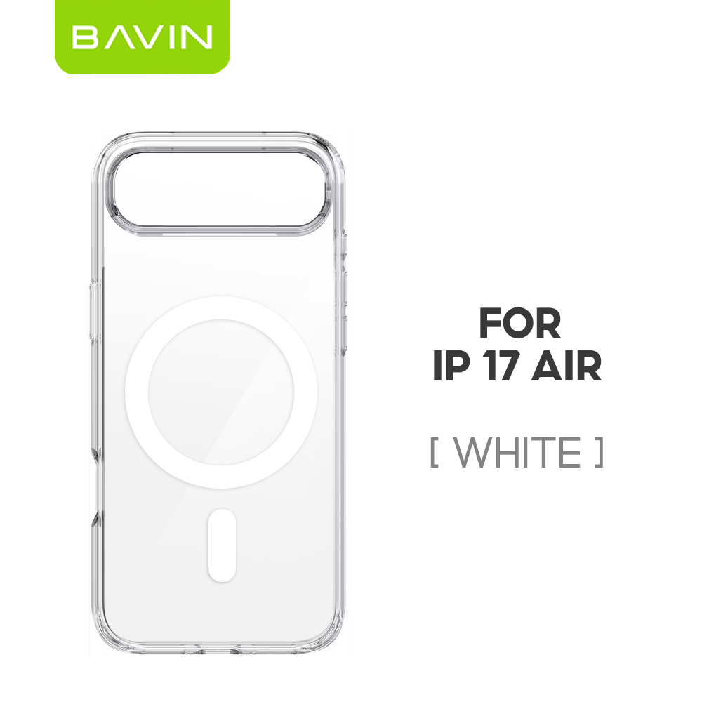 BAVIN CC Fully Protected Durable Magnetic Crystal Clear Phone Case Compatible For iPhone 17 Pro Max Series