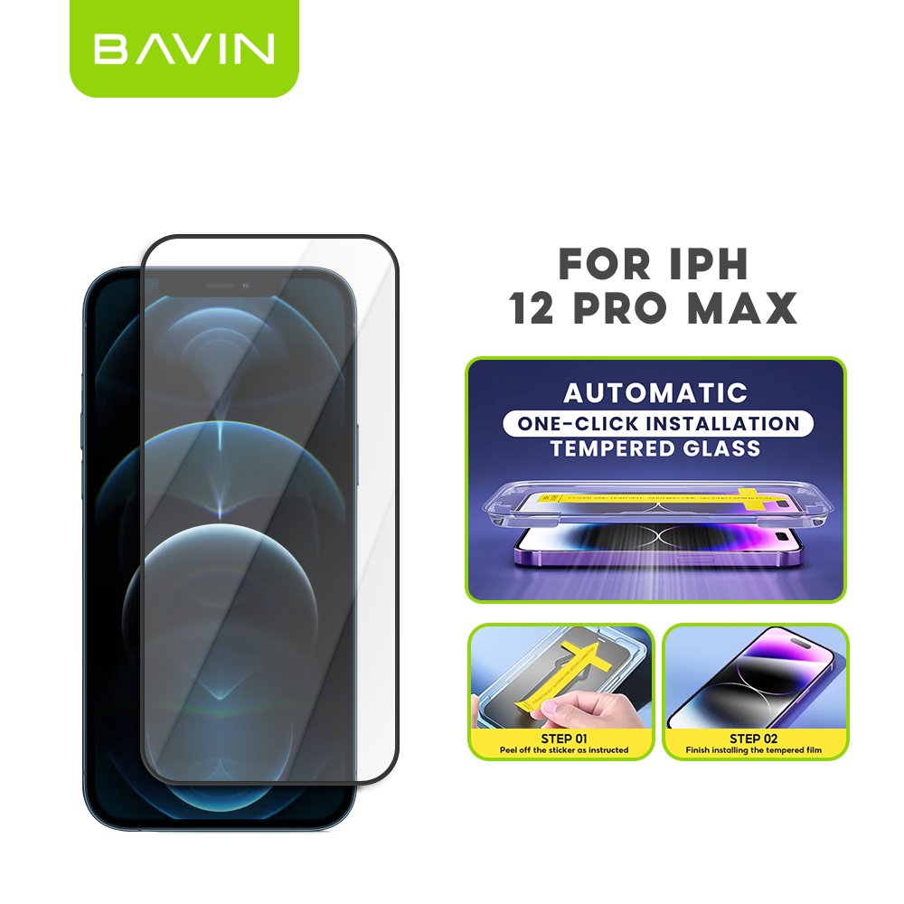 BAVIN S-Q12-XX Tempered Glass Drop-Proof Screen Protector for iPhone Series