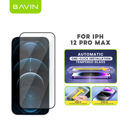 BAVIN S-Q12-XX Tempered Glass Drop-Proof Screen Protector for iPhone Series