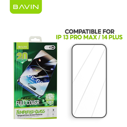 [Buy 1 Get 1 FREE] BAVIN S-Q4-XX Full Cover Tempered Glass for iPhone XS-17 Series