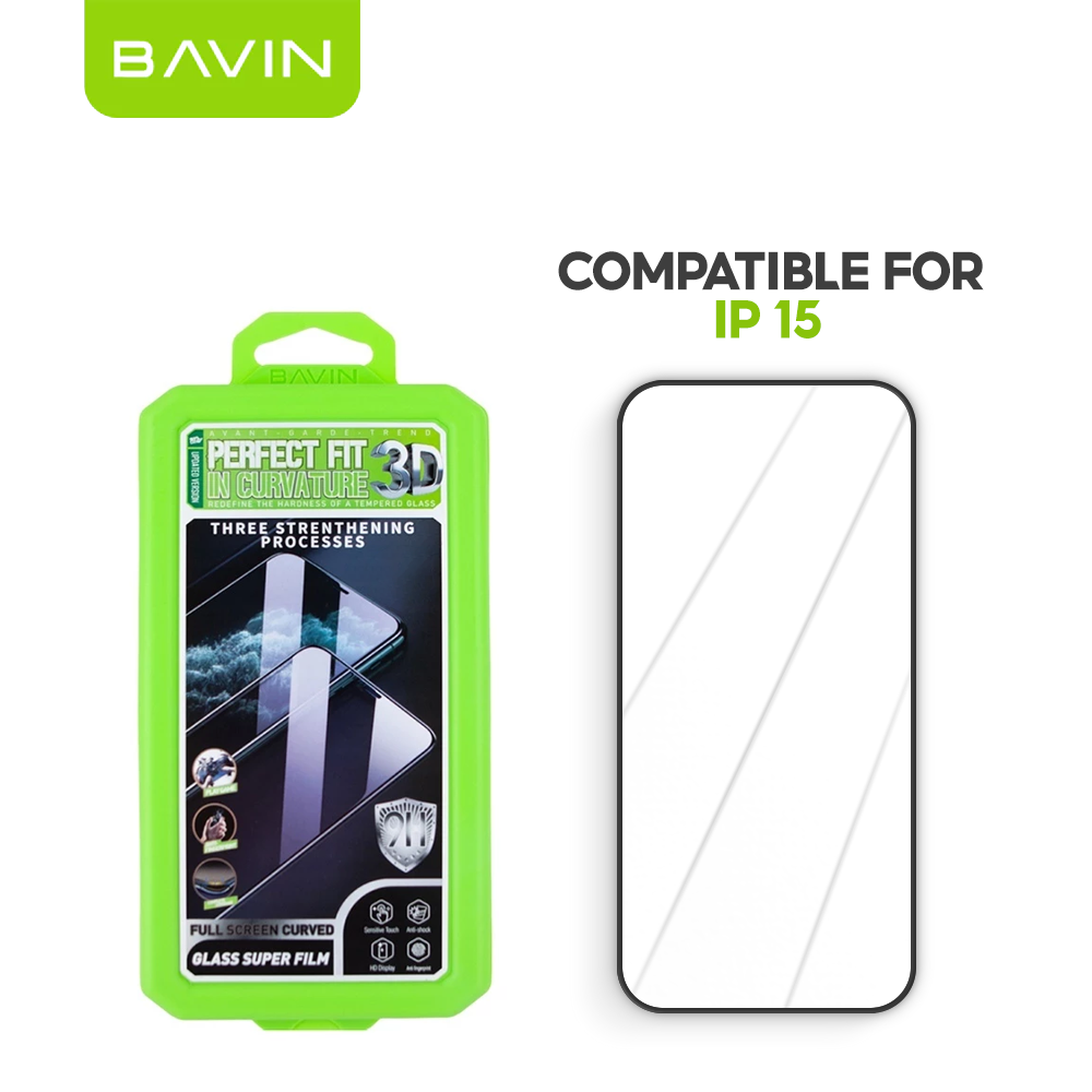 BAVIN S-Q10-XX Full Screen Tempered Glass for iPhone 6-15 Series