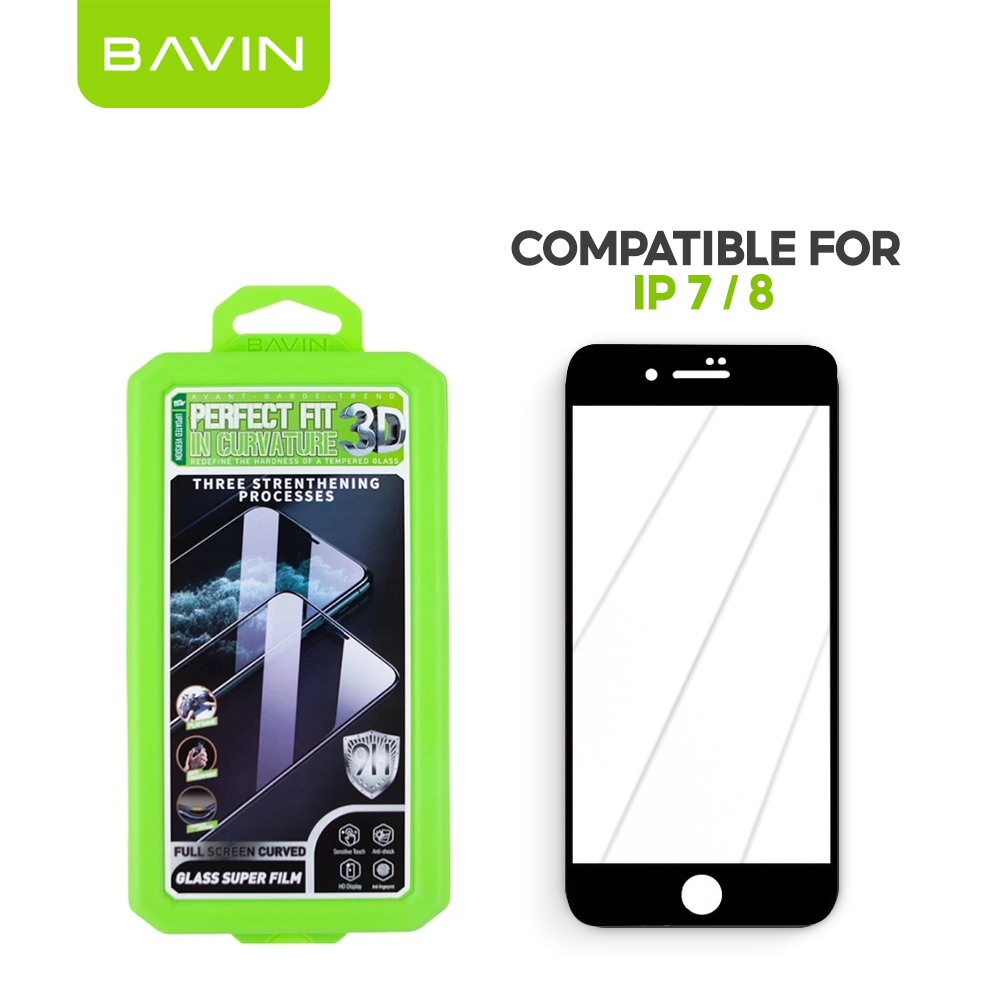 BAVIN S-Q10-XX Full Screen Tempered Glass for iPhone 6-15 Series