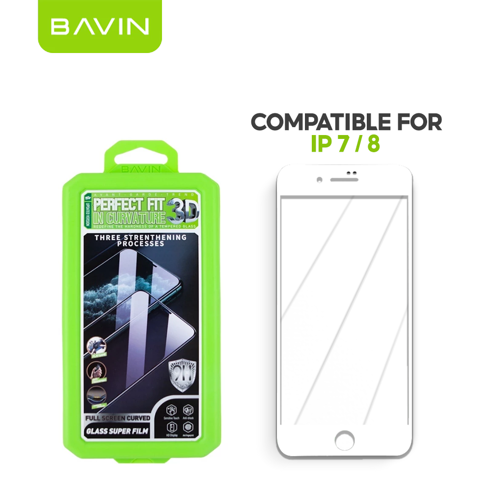 BAVIN S-Q10-XX Full Screen Tempered Glass for iPhone 6-15 Series