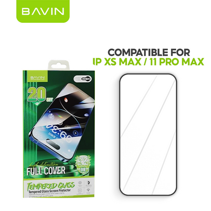 [Buy 1 Get 1 FREE] BAVIN S-Q4-XX Full Cover Tempered Glass for iPhone XS-17 Series