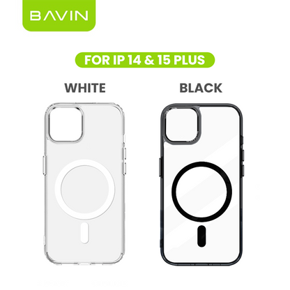 BAVIN YX304 Magnetic Suction Phone Case w/ Built-in Magnetic Ring | Drop Protection, Dustproof Compatible for iPhone 11-17 Series