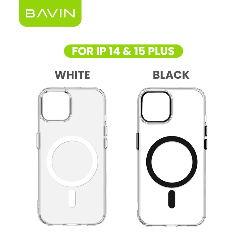 BAVIN YX304 Magnetic Suction Phone Case w/ Built-in Magnetic Ring | Drop Protection, Dustproof Compatible for iPhone 11-17 Series