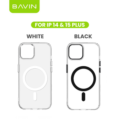 BAVIN YX304 Magnetic Suction Phone Case w/ Built-in Magnetic Ring | Drop Protection, Dustproof Compatible for iPhone 11-17 Series