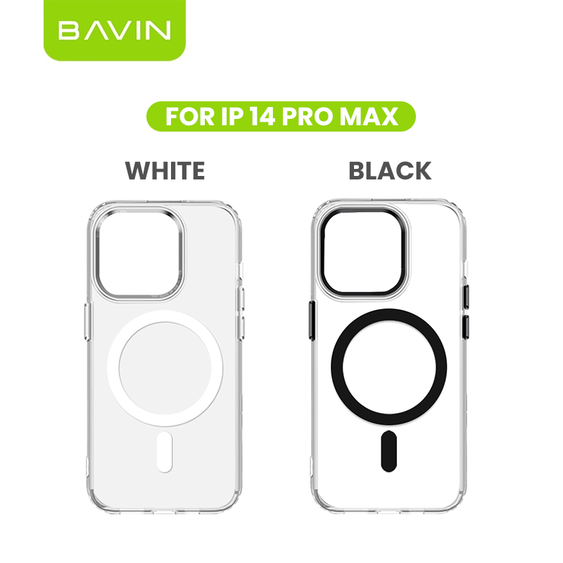 BAVIN YX304 Magnetic Suction Phone Case w/ Built-in Magnetic Ring | Drop Protection, Dustproof Compatible for iPhone 11-17 Series