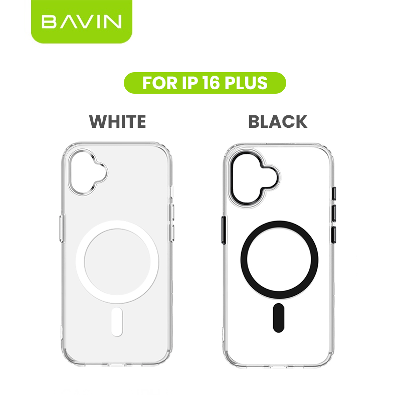 BAVIN YX304 Magnetic Suction Phone Case w/ Built-in Magnetic Ring | Drop Protection, Dustproof Compatible for iPhone 11-17 Series