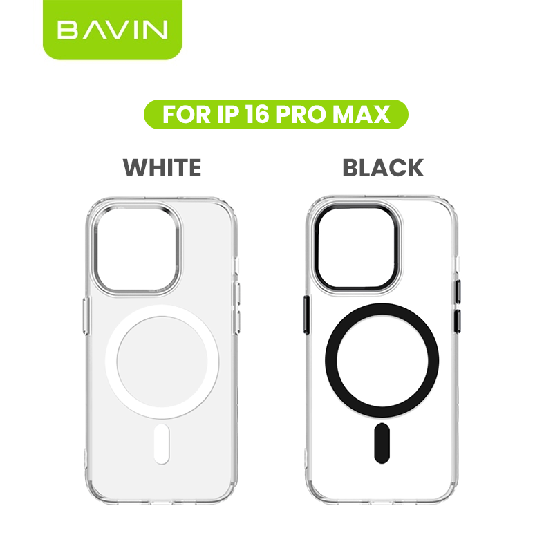 BAVIN YX304 Magnetic Suction Phone Case w/ Built-in Magnetic Ring | Drop Protection, Dustproof Compatible for iPhone 11-17 Series