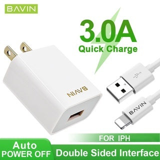 BAVIN C-PC658Y-XX 3.0A Fast Charger w/ 1m Cable
