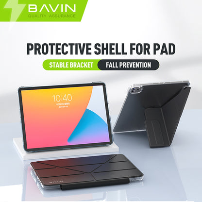 BAVIN E-C09 Clear Flip Cover Case Compatible w/ iPhone iPad Pro 11" 7/8 10.2"10.9" 1st-4th Gen Case
