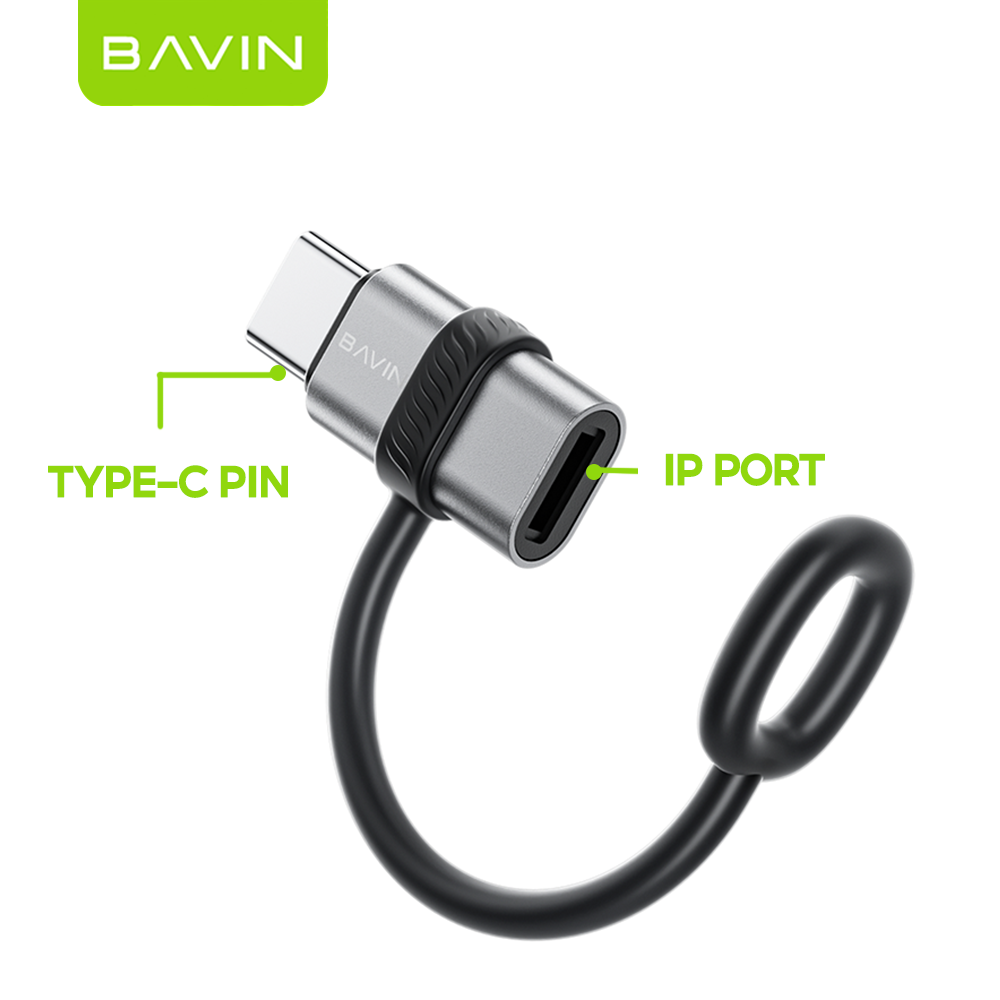 BAVIN O99 OTG Adapter USB / Type-C Port Converter 480Mbps High-Speed Data Transfer for Type-C, iPhone & Micro Devices