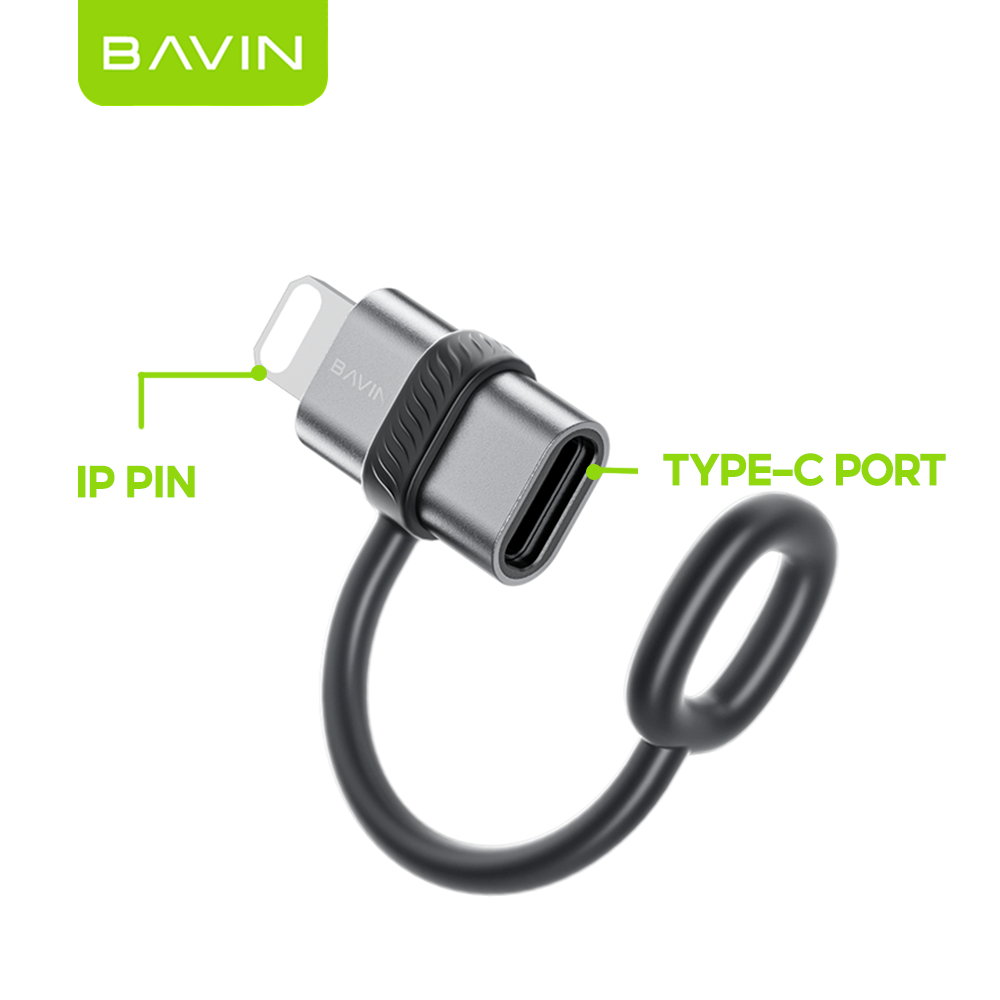 BAVIN O99 OTG Adapter USB / Type-C Port Converter 480Mbps High-Speed Data Transfer for Type-C, iPhone & Micro Devices