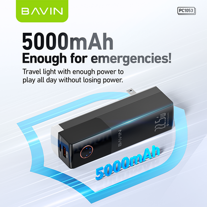 BAVIN Y-PC1053 5000mAh 3 IN 1 Portable Fast Charging Powerbank