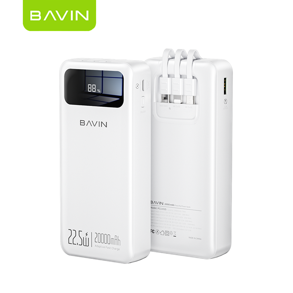 BAVIN Y-PC1102 20000mAh Super Fast Charging Powerbank Support iPh
