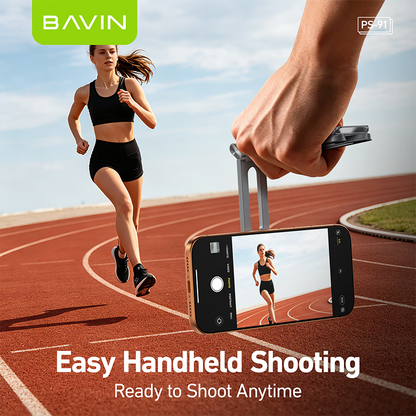 BAVIN PS91 3in1 Magnetic Phone Holder Tripod Mount Portable Foldable Handheld Stand for iPhone 17, Android