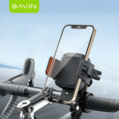 BAVIN PS93 / PS94 360° Adjustable Rearview Mirror & Handlebar Phone Holder for Motorcycle & Bike