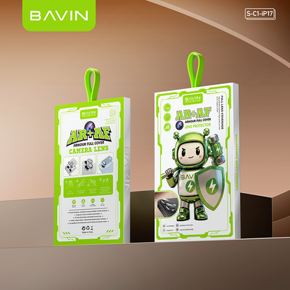 BAVIN SC1 360° Full Cover Tempered Glass Camera Lens Protector for iPhone 17 /17 Air /17 Pro /17 Pro Max