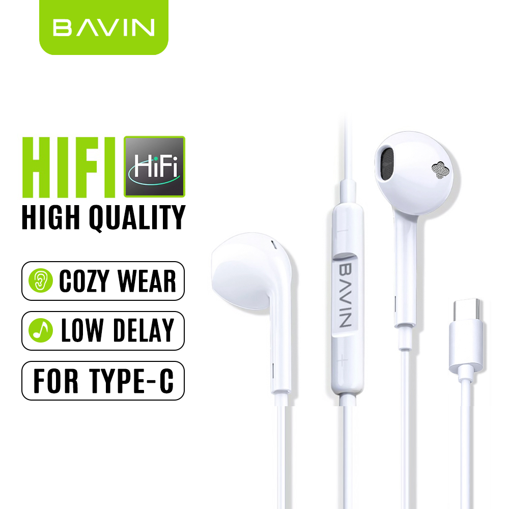BAVIN H-XX-HX833 Wired Earphones w/ High Stereo Sound