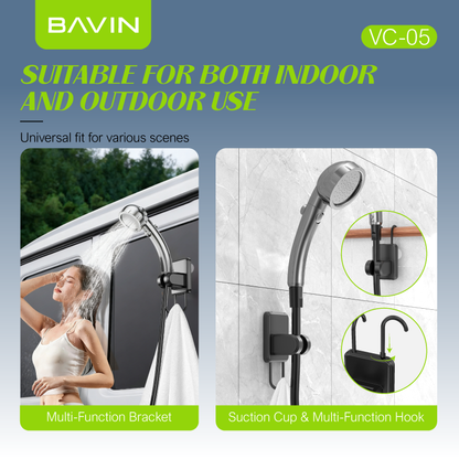 BAVIN VC05 Portable 10000mAh Camping Electric Outdoor Shower –Multi-Purpose for Camping & Hiking
