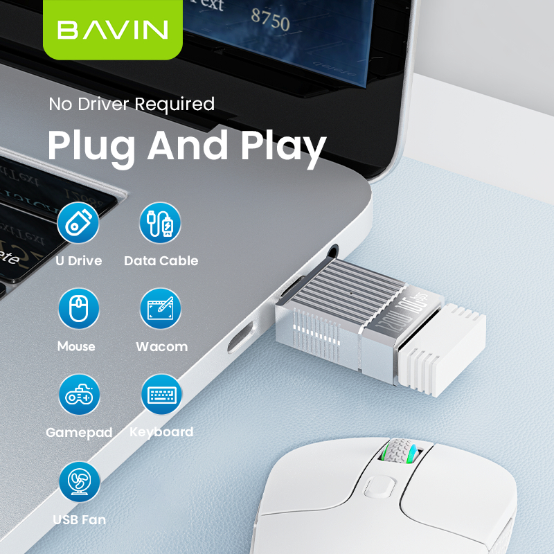 BAVIN U-O-65 120W Plug & Play Adapter w/ 10Gbps USB 3.1 O67 O68 O69 O70