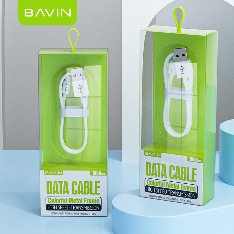 BAVIN U-CB008 12W / 18W / 20W / 60W Fast Charging Qualcomm3.0 Cable Charger High Speed Data Transfer 1/2/3 Meters Cord