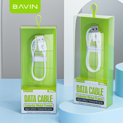 BAVIN U-CB008 12W / 18W / 20W / 60W Fast Charging Qualcomm3.0 Cable Charger High Speed Data Transfer 1/2/3 Meters Cord