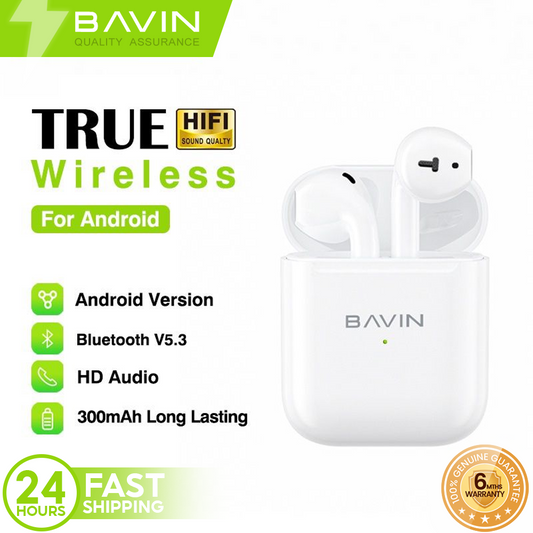 BAVIN BA32 Bluetooth Wireless Earbuds High Stereo Sound & Touch Control