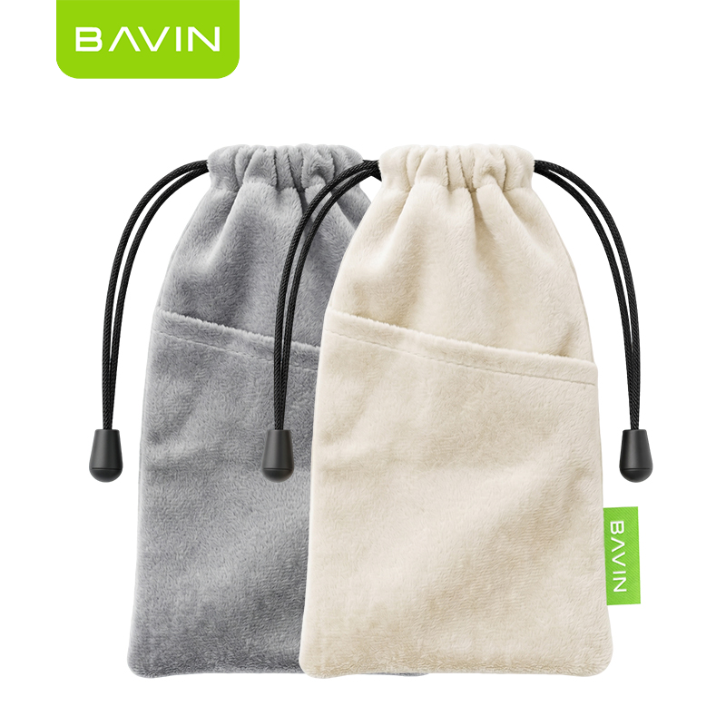 BAVIN ET10 Phone Pouch Dual Pocket Dust Resistant for Powerbank & Mobile Accessory Storage Bag