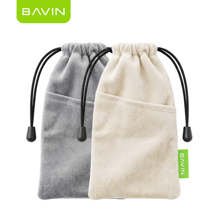BAVIN ET10 Phone Pouch Dual Pocket Dust Resistant for Powerbank & Mobile Accessory Storage Bag