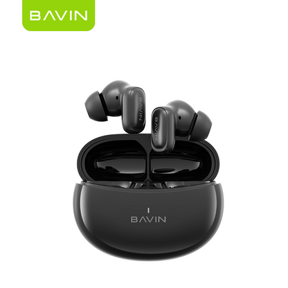 BAVIN HB-BA-78 HiFi TWS Wireless Bluetooth 5.4 Earbuds w/ ANC Noise Cancellation, Touch Control & AI Features