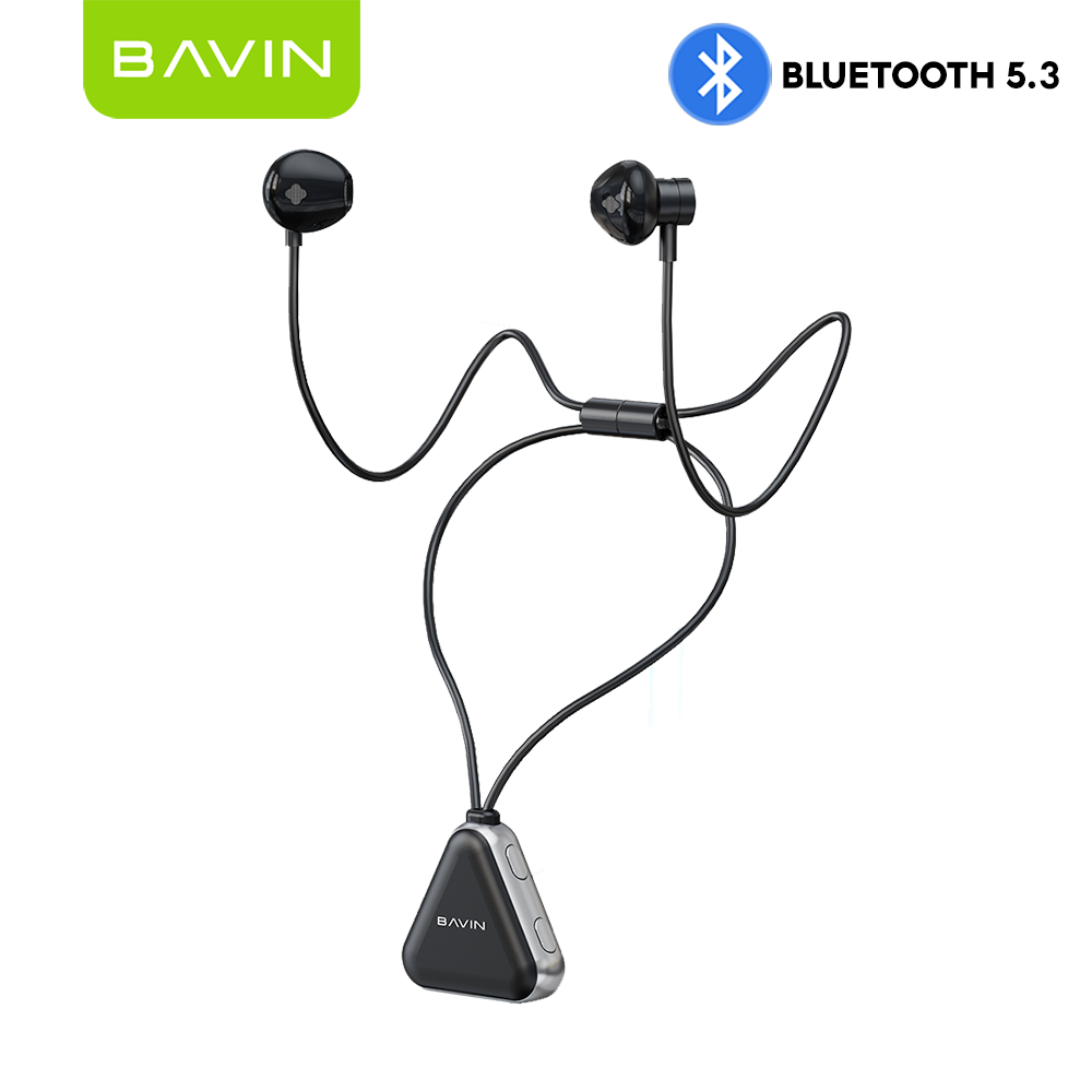 BAVIN BH68 / BH33 HiFi Wireless Bluetooth Neckband Sports Earphones w/ Type-C Fast Charging and Magnetic Suction Design