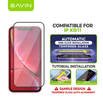 BAVIN Q3 One Click Series Screen Protector Tempered Glass Full Screen for iPhone X/XS/11/12/13/14/15/16/16E/17 Series