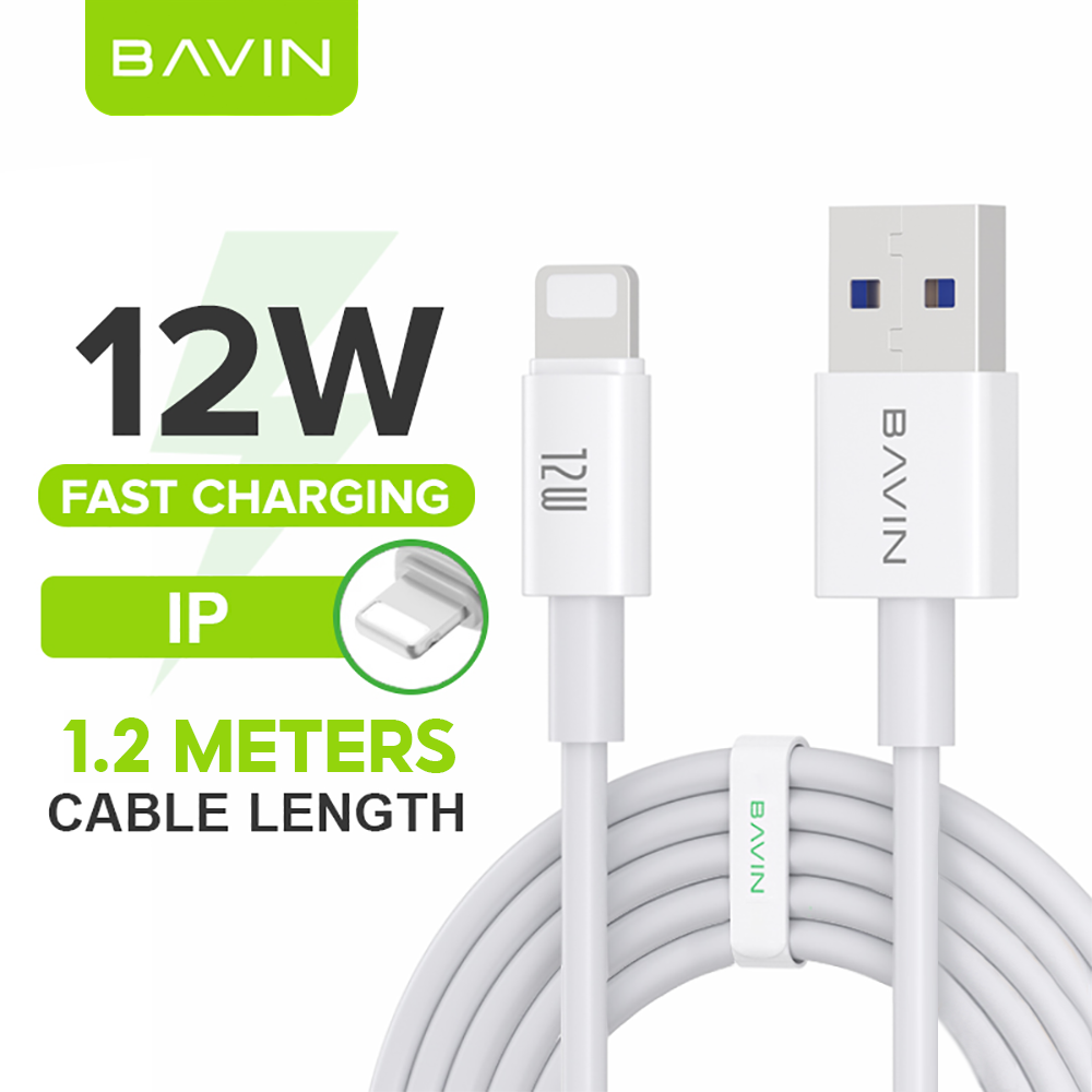 BAVIN U-CB253 60W 30W 18W 12W Fast Charging & Data Transfer 1.2/2m Cable For Micro Type-C iPhone