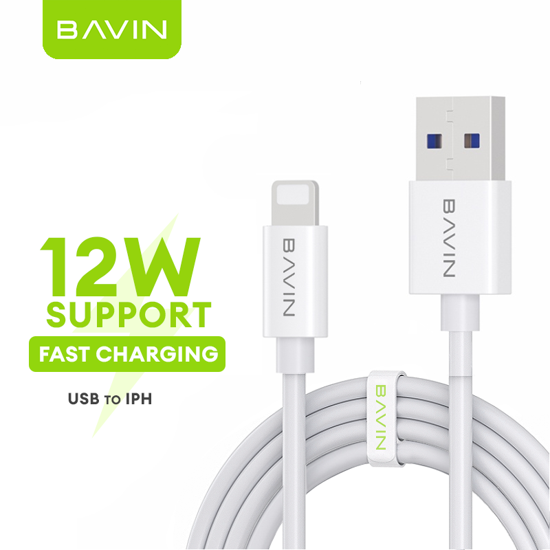 BAVIN U-CB008 12W / 18W / 20W / 60W Fast Charging Qualcomm3.0 Cable Charger High Speed Data Transfer 1/2/3 Meters Cord