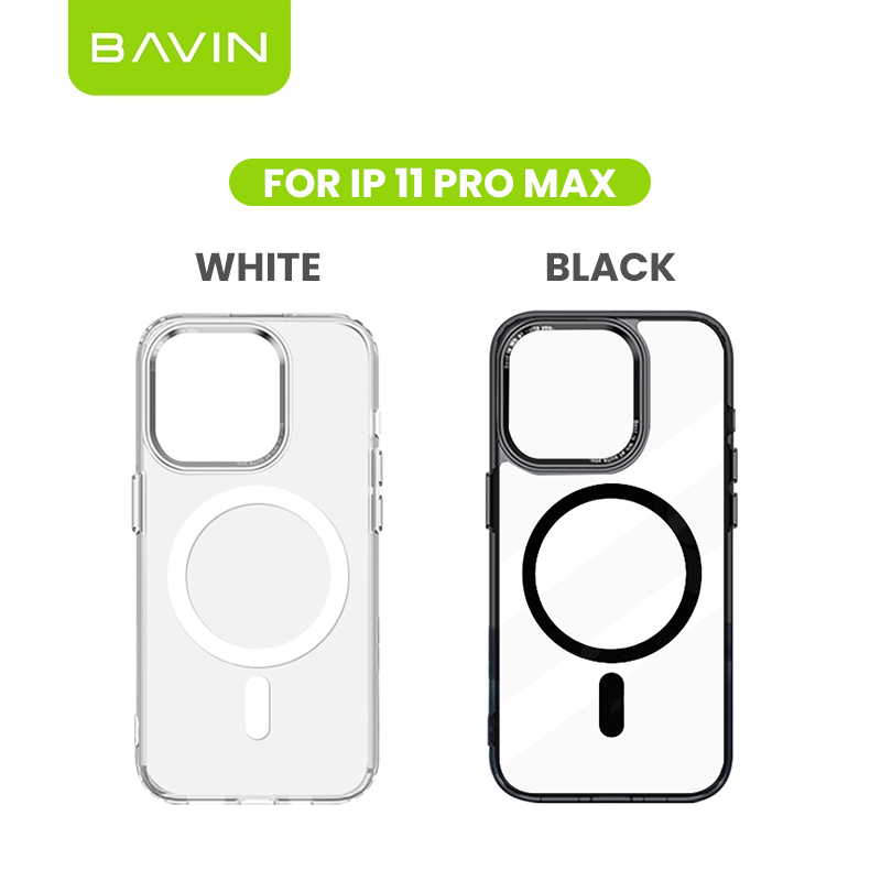 BAVIN YX304 Magnetic Suction Phone Case w/ Built-in Magnetic Ring | Drop Protection, Dustproof Compatible for iPhone 11-17 Series