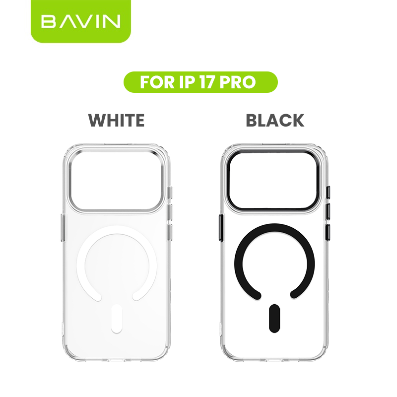 BAVIN YX304 Magnetic Suction Phone Case w/ Built-in Magnetic Ring | Drop Protection, Dustproof Compatible for iPhone 11-17 Series