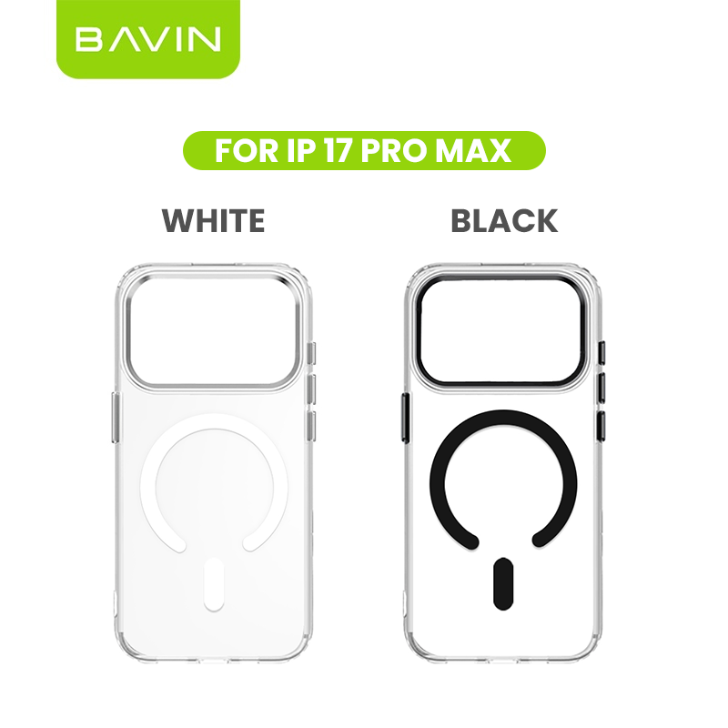 BAVIN YX304 Magnetic Suction Phone Case w/ Built-in Magnetic Ring | Drop Protection, Dustproof Compatible for iPhone 11-17 Series