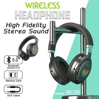 BAVIN HB-BH26 Wireless Bluetooth Earphones w/ HiFi Sound Deep Bass RGB Light & Call Compatibility