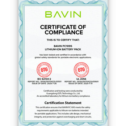 BAVIN PC1095 / PC1106 10000mAh 15W Ultra Thin Fast Charging Wireless Powerbank w/ Free Magnetic Ring