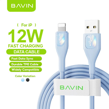 BAVIN U-CB285 PD 30W / 18W / 12W Fast Charging Data Cable Widely Compatible w/ iPhone, Micro Type-C to iPh