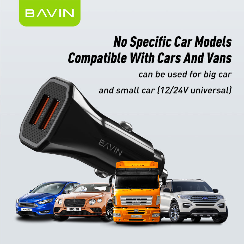BAVIN C-C-PC897 Dual USB Port Car Charger