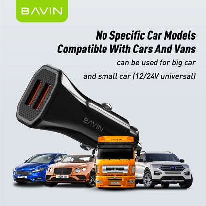BAVIN C-C-PC897 Dual USB Port Car Charger