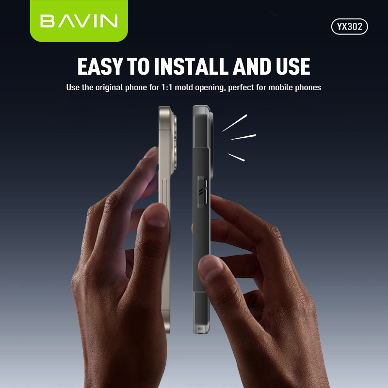 BAVIN E-YX302-XX Magnetic Shockproof Hard Case for iPhone 14/15 Series