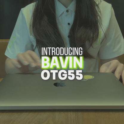 BAVIN U-O-55 3-in-1 Type-C to HDMI 4K Hub w/ High-Speed Data Transfer