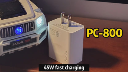 BAVIN C-PC800 45W PD Type-C Fast Charger for iPhone 16 & Laptops